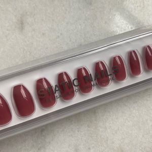 NEW Static Nails Press On Nails — Dusty Rose coffin